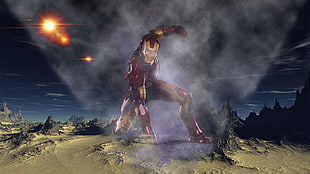 Iron Man digital wallpaper, Iron Man, hero
