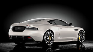 white Mercedes-Benz sedan, Aston Martin DBS, Aston Martin, car, vehicle