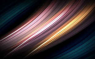 pink, black, yellow and blue illustration