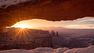 Arch National Park, Utah, arch, sunset, sunrise, landscape HD wallpaper