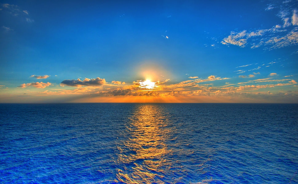 sunrise photo HD wallpaper