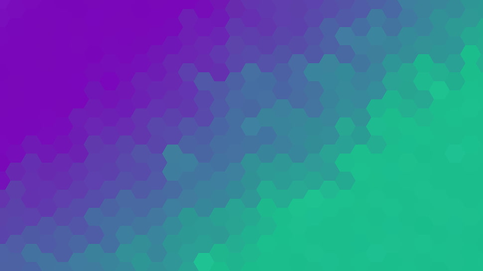 abstract, hexagon, low poly, blue HD wallpaper