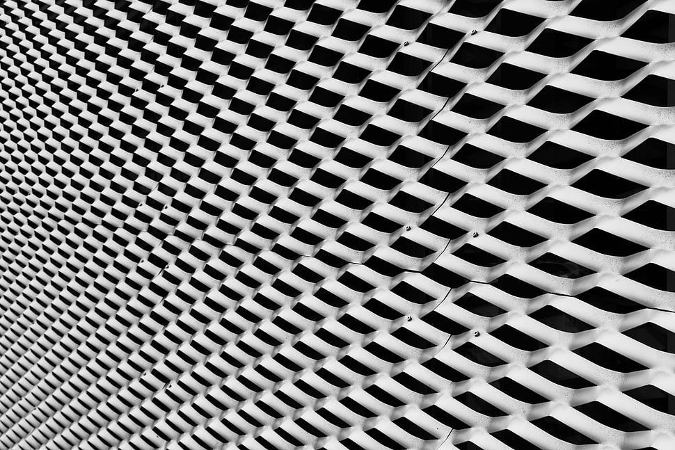 white and grey optical illusion HD wallpaper