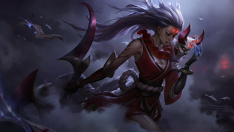 video games, video game characters, Summoner's Rift, Diana (League of Legends) HD wallpaper