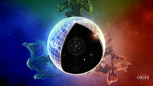 round planet wallpaper, The Elder Scrolls, universe, Okiir