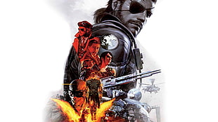 Metal Gear Solid wallpaper, artwork, Metal Gear Solid , Metal Gear Solid V: The Phantom Pain, Revolver Ocelot
