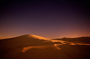 brown sand hill, landscape HD wallpaper