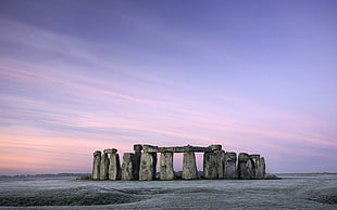 Stonehedge, Stonehenge , UK, winter, frost HD wallpaper