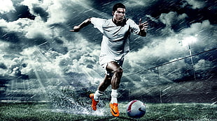 Cristiano Ronaldo, Cristiano Ronaldo, soccer, digital art, sport 