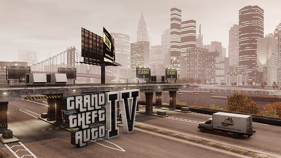 Grand Theft Auto IV game illustration HD wallpaper