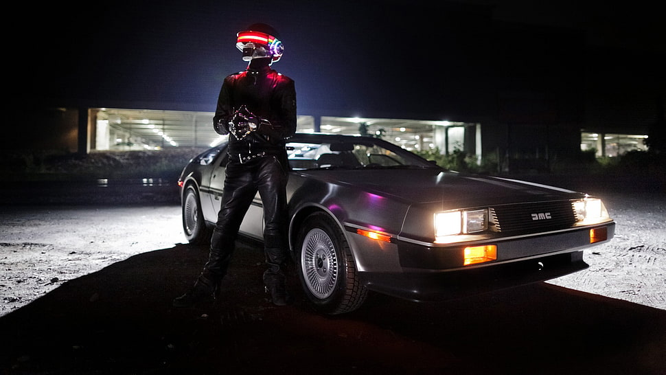 black coupe, Daft Punk HD wallpaper