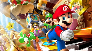 Super Mario, Mario Bros., Super Mario Bros., Mario Party HD wallpaper