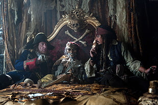 Pirates of the Caribbean movie scene