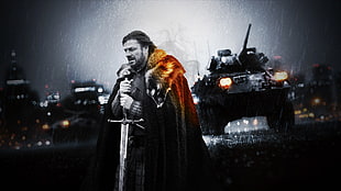 black battle tank, Ned Stark, Battlefield 4, war HD wallpaper