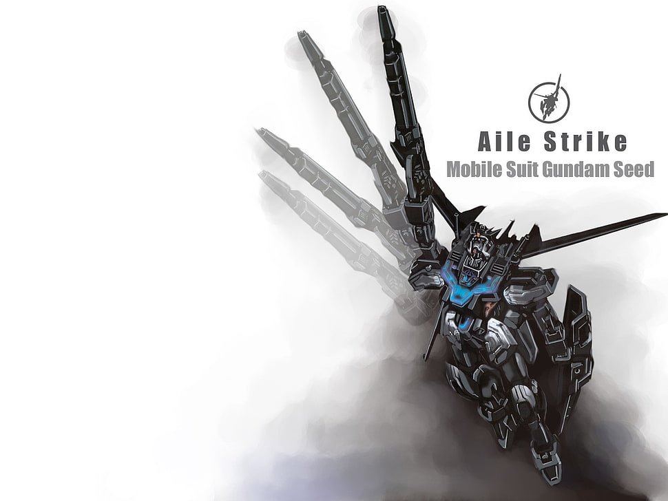 Aile Strike Mobile Suit Gundam Seed digital wallpaper, mech, Gundam, robot, Mobile Suit Gundam SEED HD wallpaper