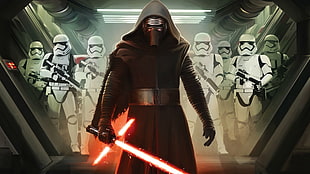 Star Wars character illustration HD wallpaper