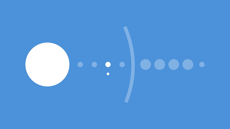 logo guessing game application, simple, simple background, blue, Solar System HD wallpaper