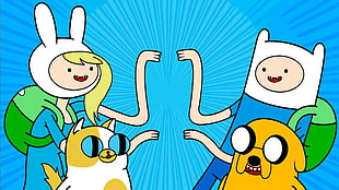 Adventure Time wallpaper, Adventure Time, Finn the Human, Jake the Dog, Fionna the Human