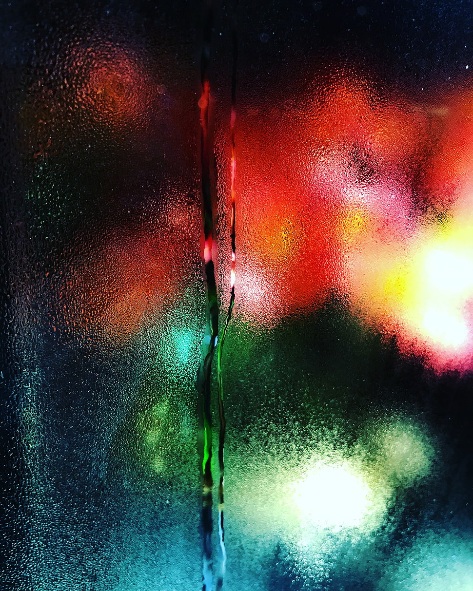 black coated wire, Drops, Surface, Light HD wallpaper
