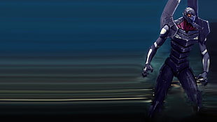 Overwatch character illustration, Neon Genesis Evangelion, EVA Unit 03