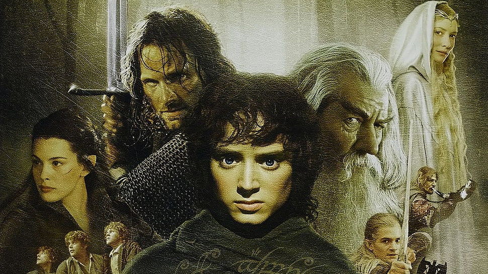 The Lord of the Rings digital wallpaper, movies, The Lord of the Rings, Frodo Baggins, Gandalf HD wallpaper
