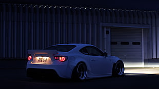 white coupe, Toyota, Toyota 86, JDM, Japanese cars HD wallpaper