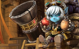 anime character illustration, League of Legends, video games, Tristana