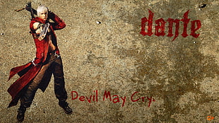 Devil May Cry Dante digital wallpaper, DmC: Devil May Cry, Devil May Cry, Dante, video games