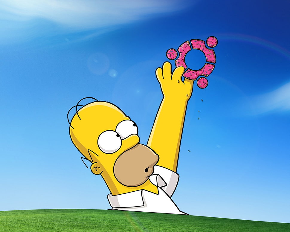 Homer Simpson HD wallpaper