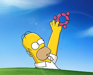 Homer Simpson HD wallpaper