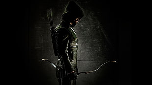 Green Arrow poster, Arrow, Stephen Amell, Oliver Queen, arch HD wallpaper