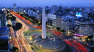 cityview of city wallpaper, Obelisco de Buenos Aires, Argentina, Buenos Aires, city HD wallpaper