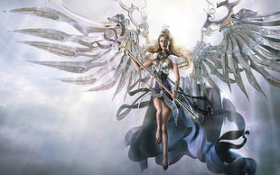fairy hero illustration HD wallpaper