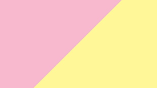 yellow and pastel-pink 3D wallpaper