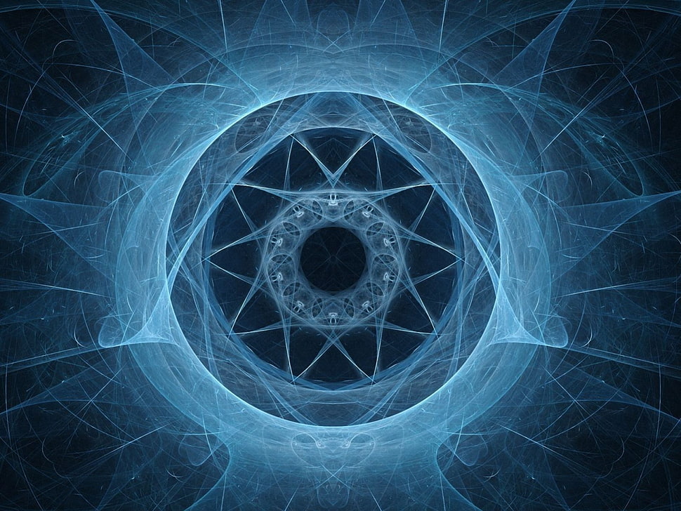 black and blue logo guessing game application HD wallpaper