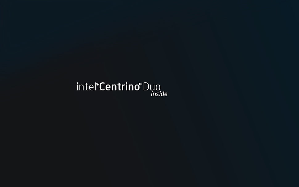 black background with text overlay, Intel, typography, artwork HD wallpaper