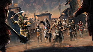 PC game application, video games, Assassin's Creed, Assassin's Creed: Brotherhood, Ezio Auditore da Firenze HD wallpaper