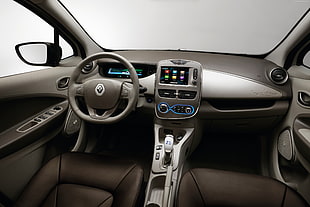 interior photo of Renault vehicle HD wallpaper