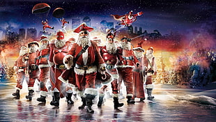 Santa Claus gang HD wallpaper