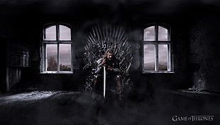 Game of Thrones wallpaper, Game of Thrones, Ned Stark, Iron Throne