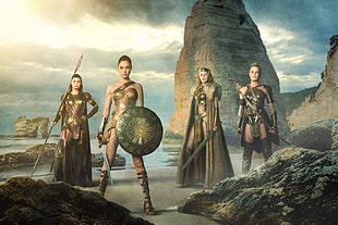 DC's Wonder woman and the Amazons