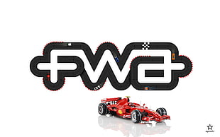 red Formula 1 car toy