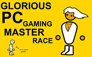 Glorious PC Gaming Master Race advertisement, PC gaming, console, Master Race, PC Master  Race HD wallpaper