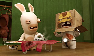 two animated characters
