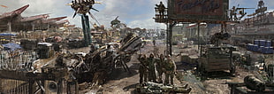 war game illustration, Fallout 3, artwork, video games