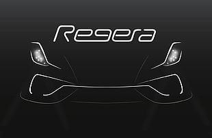 black Regera sports car, Koenigsegg, Regera, Koenigsegg Regera