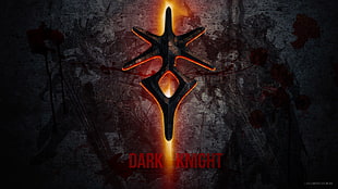 Dark Knight logo wallpaper HD wallpaper