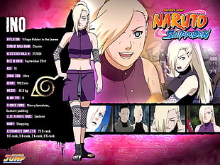 Naruto Shippuden Ino HD wallpaper