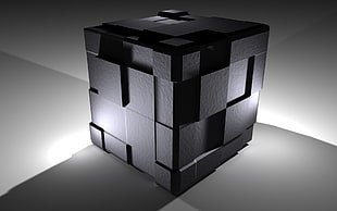 black cube shadow photography