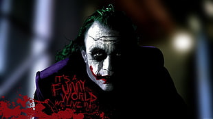 The Joker poster, Batman, The Dark Knight, MessenjahMatt HD wallpaper